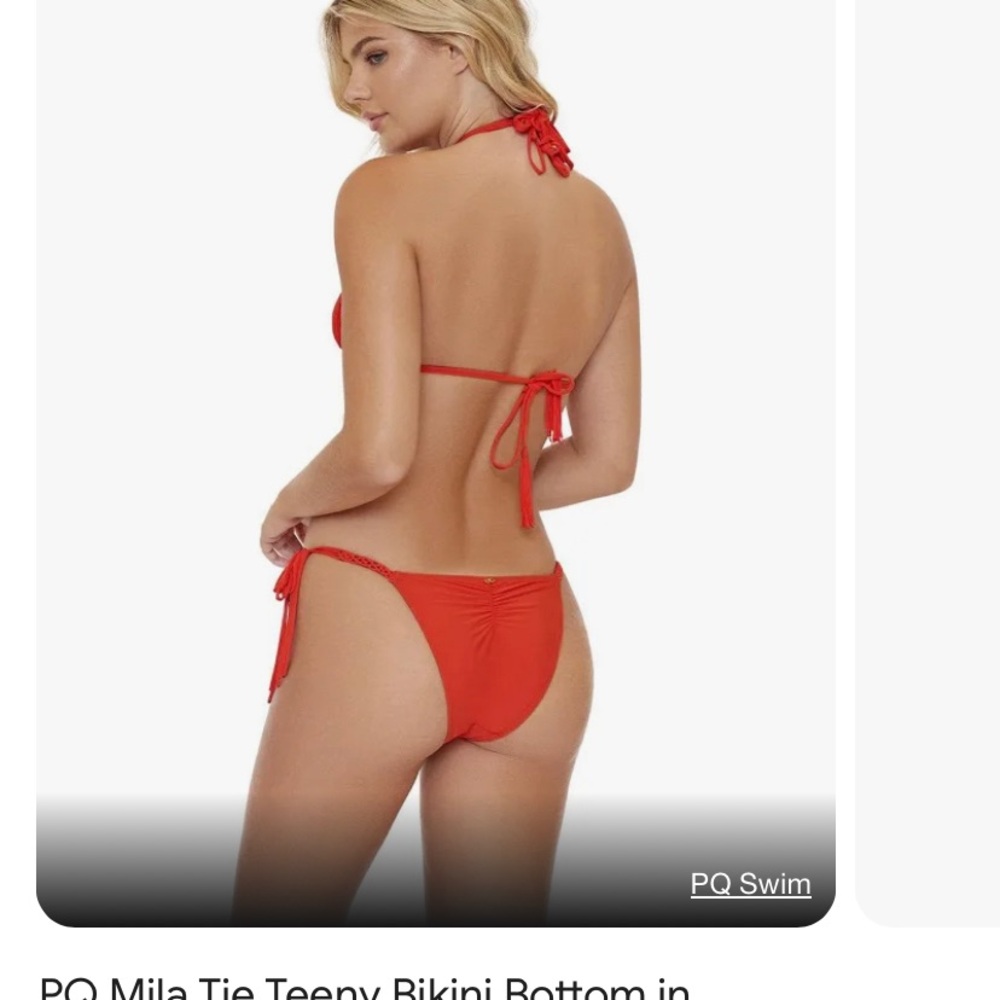 NWT PQ bikini bottoms